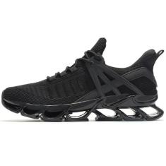 Imagem de TSIODFO Tênis de corrida masculino para caminhada, Yq02 All Black, 41