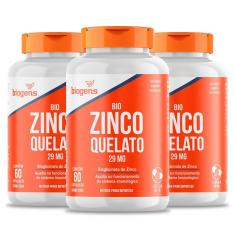 Imagem de Biogens Kit 3X Bio Zinco Quelato 60 Caps