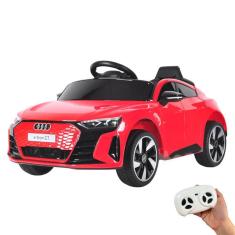 Imagem de Mini Carro Elétrico Audi Etron Gt 6v C/ Som Bluetooth Usb E Luzes