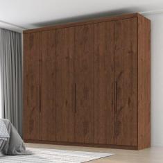 Imagem de Guarda Roupa Casal 6 Portas 4 Gavetas Evidence Plus Jacarand