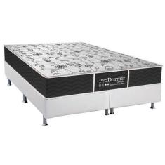 Imagem de Cama Box Queen: Colchão Molas Bonnel Probel Prolastic Prodormir Sleep