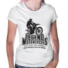 Imagem de Baby Look Legend Motorcycle - Foca Na Moda