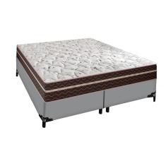 Imagem de Cama Queen Box Berlim Cinza com Molas Superlastic Probel