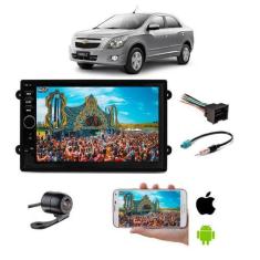Imagem de Mp5 Central Multimidia Moldura 2 Din Cobalt 2014 2015 2016 + Camera - 