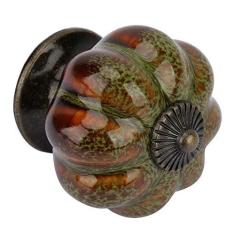 Imagem de Puxadores de Gaveta de Cerâmica, Porta de Abóbora de Cerâmica Europeia Puxadores de Armário Vintage Puxadores de Porta Vintage Puxadores de Gabinete Puxadores de Gaveta de