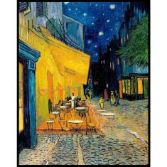 Imagem de Quadro O Terraço do Café à Noite Vincent Van Gogh 40x50cm com Moldura