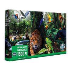 Imagem de Quebra-Cabeça 1500 Peças Game Office - Floresta Amazônica Toyster