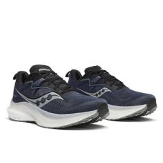 Imagem de Saucony Tênis masculino Tempus 2, Azul marinho/preto, 41