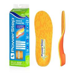 Imagem de PowerStep Palmilha Pulse Maxx – Inserção de tênis de corrida para homens e mulheres, suporte máximo do arco, fascite plantar, neuroma de Morton, palmilha acolchoada máxima