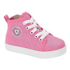 Imagem de Tênis Infantil Molekinha Casual In Rosa Glitter