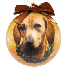 Imagem de Bola de Natal Dachshund à prova de quebra