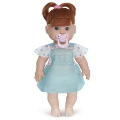 Imagem de Boneca Danadinha Coleção Ruiva Com Chupeta Menina Brinquedo