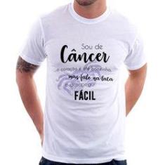 Imagem de Camiseta Sou De Câncer - Foca Na Moda