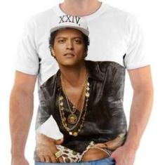 D1 Camiseta G Personalizada Cantor Bruno Mars Hd Queima ...
