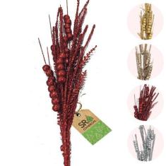 Imagem de Enfeite Galho Com Glitter 90 cm Super Brilho - Enfeite De Natal - Winc