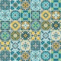 Imagem de Adesivo de ejo Hidráulico Rococó 15x15cm com 18un