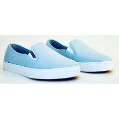Imagem de Tênis Slip on Iate Tecido Calce Facil  Macio  Confort-Feminino