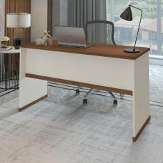 Imagem de Mesa de Escritório Office Tampo mdp 25mm Berlin - ViaNossa