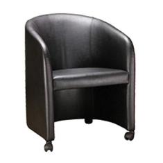 Imagem de Sofá para Recepção de Escritório Linha Recepção Blenda Preto