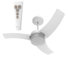Imagem de Ventilador De Teto Com Controle Remoto Branco 3 Pás Wave - Aliseu