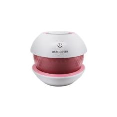 Imagem de Umidificador Purificador De Ar Recarregável Usb Com Luz Led Cor Rosa L