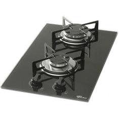 Imagem de Cooktop A Gás - 2 Queimadores - Fischer, Preto, 110V/220V