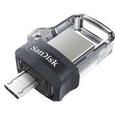 Pen Drive SanDisk Ultra Dual Drive m3.0 128 GB Micro USB USB 3.0 SDDD3-128G-A46