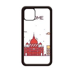 Imagem de Capa Roma Itália padrão de marco plano para iPhone 11 Pro Max para Apple Mobile Case Shell