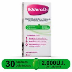 Imagem de Addera D3 2.000ui 30 Cápsulas Gelatinosas
