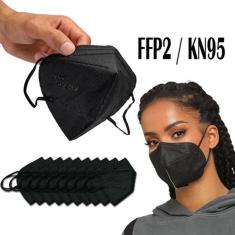 Imagem de Kit Máscaras KN95 N95  de Proteção Facial FFP2 com 5 Camadas e Clip Nasal - 15 Unidades