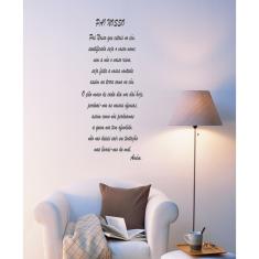 Imagem de Adesivos Decorativo De Parede Oração Pai Nosso Para Sala