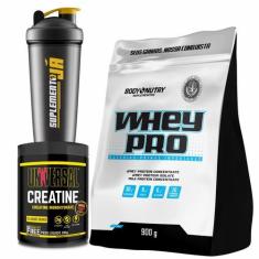 Imagem de Creatina Universal 100% Pura + Whey Importado + Coq - Universal / Body