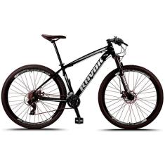 Imagem de Bicicleta Aro 29 Freio A Disco Hidraúlico 24 Velocidades Cubo Alúminio K7 Cor:cinza;tamanho:17&quot;