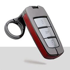 Imagem de TPHJRM Capa da chave do carro em liga de zinco, adequado para Volkswagen CC Passat B6 B7 Passat 3C CC Maogotan Auto capa da chave estilo do carro