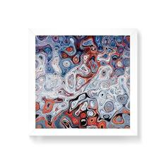 Imagem de Arte Maníacos Quadro Decorativo Óleo Color - 30x30cm (Moldura em laca )