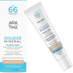 Imagem de Protetor Solar Físico Soleize Mineral Fps 66 Com Cor 30ml 