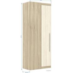 Imagem de Guarda Roupa Modulado Canto Reto 196 Master Avelã Rústico/Ártico Rústi