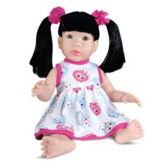 Imagem de Boneca Doll Realist Small Tipo Reborn Com Acessórios Morena - Sid Nyl