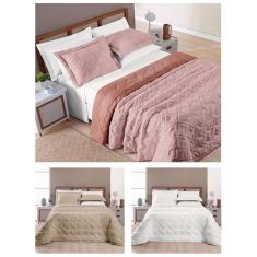 Imagem de Jogo de Cama Queen Size Madelyn Cobre Leito 300 Fios