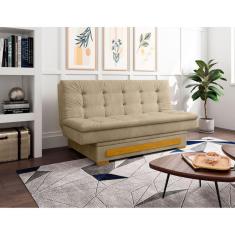 Imagem de Sofa Cama com Baú Berilo Bege