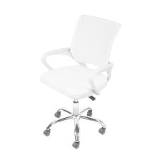 Imagem de Cadeira Boxbit Tok Baixa Branca Base Rodízio
