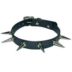 Imagem de Choker Spike Grande Coleira Rock Grunge Haloween Cosplay Fantasia Dark