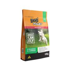 Imagem de Ração Seca Dog Power Dogs Can Fly Frango E Arroz Para Cães Adultos - 15 Kg