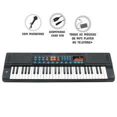 Imagem de Teclado Com Microfone Infantil Hs5460a Dm Toys