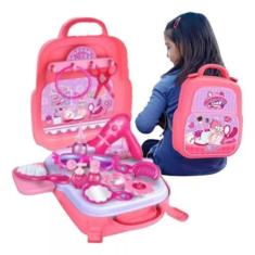Imagem de Brinquedo Kit Mini Maleta Infantil Salão De Beleza - Happy Kids