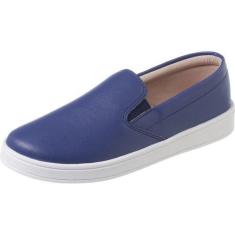 Imagem de Tenis Feminino Casual Sapatenis Calce Facil - 8203-002 - Alias, Marinh