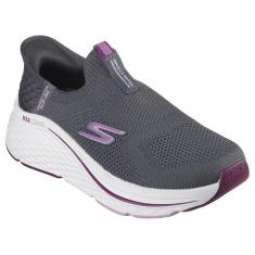 Imagem de Skechers Tênis feminino Max Cushion Elite 2.0 Eternal Hands Free Slip-ins, Carvão/Borgonha, 34