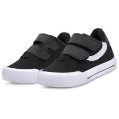 Imagem de Tênis Infantil Menino Casual Escolar Cano Baixo Preto Mz Shoes, Preto,