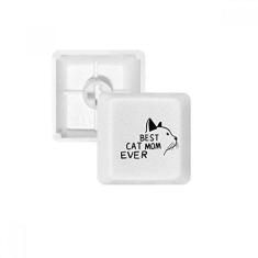 Imagem de Best Cat Mom Ever Quote Teclado Mecânico Teclado Mecânico PBT Gaming Upgrade Kit