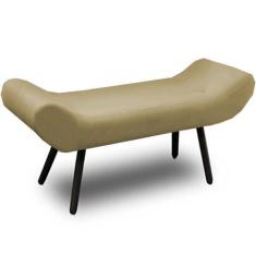 Imagem de Recamier Áustria 120 Cm Suede Cappucino - D A Decor